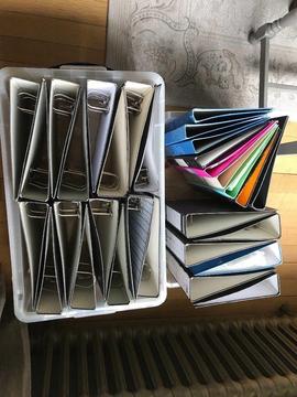Used folders - ideal for office set up/students