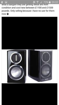 Monitor Gold Audio GX50 speakers £300