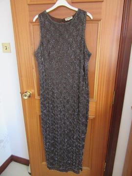 size 14 sequined shift dress