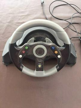 Xbox 360 steering wheel