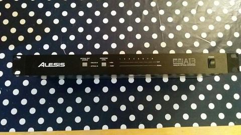 Alesis AI3 ADAT 8 channel analogue to digital to analogue converter ADC DAC optical