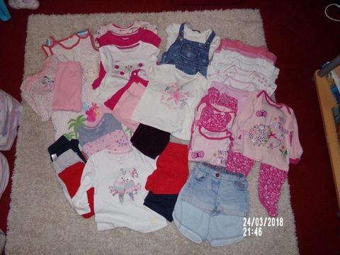 Girls Baby Clothes 18-24 Months Bundle Sleeping bag, Trousers, Tops, Pyjamas