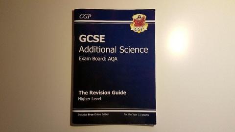 CGP GCSE Additional Science Revision Guide and Workbook (Higher Level)