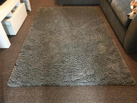 Large grey rug