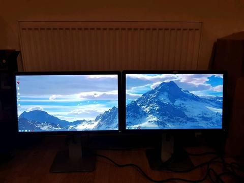 2 x Dell monitors 22