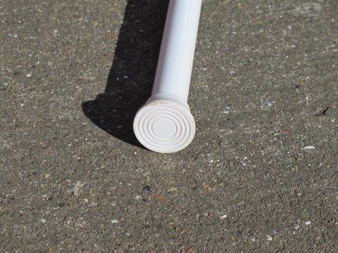 White Adjustable Extending Pole