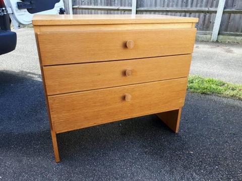 small wooden chest of drawers, delivery available