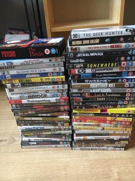 Over 50 DVDs - Cult classics