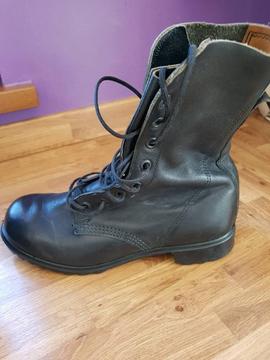 Black Army/cadet boots