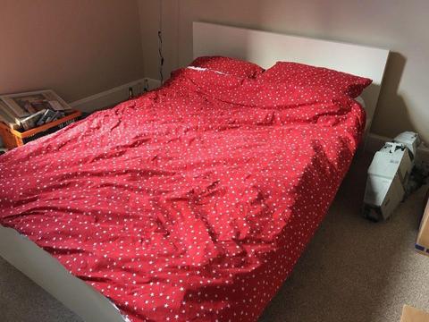 Ikea king size Malm bed