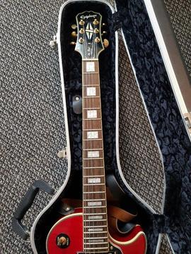 Epiphone Les Paul Custom w/ hardcase and spare strings and also a Vox AD30VT Practice Amp