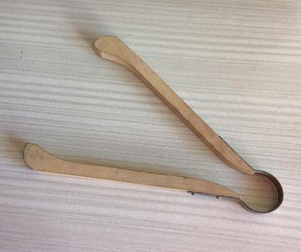Vintage Wooden Laundry Tongs