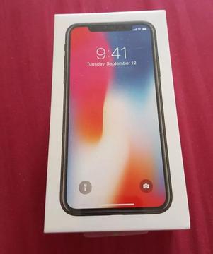 Apple iPhone X 256gb Space Grey Brand New with Invoice