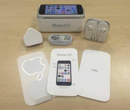 Boxed White Apple iPhone 5c 16GB Factory Unlocked Mobile Phone + Warranty