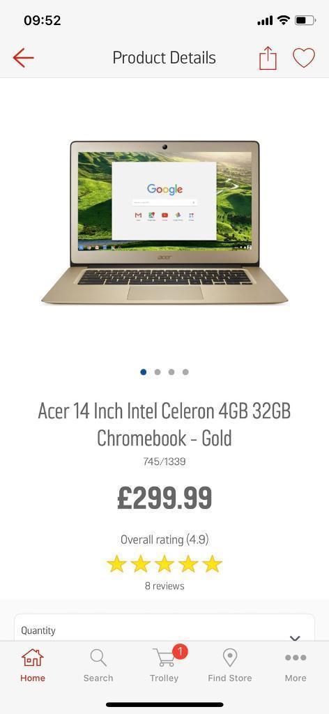 Acer chromebook 14 laptop