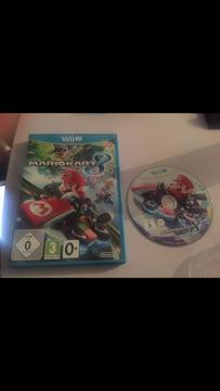 Wii U game Mario kart 8 like new condition