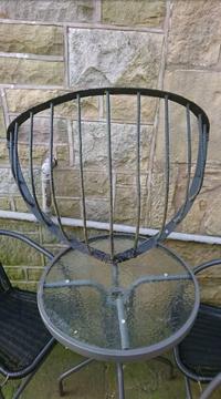 Victorian Large Wrought Iron Horse Hay Rack Basket Feeder Garden Planter