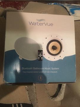 Water Vue Bluetooth Bathroom Music System / Speakers