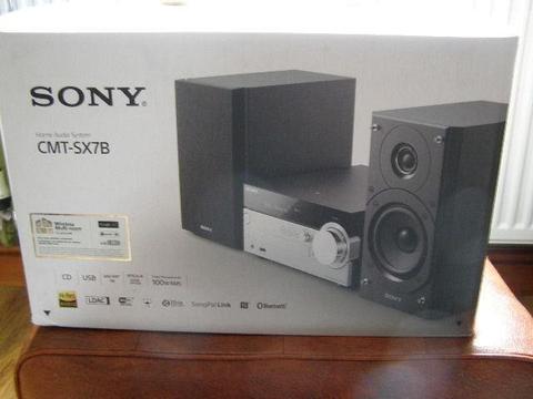Sony CMT-SX7B Micro Hi-Fi System with Wi-Fi and Bluetooth