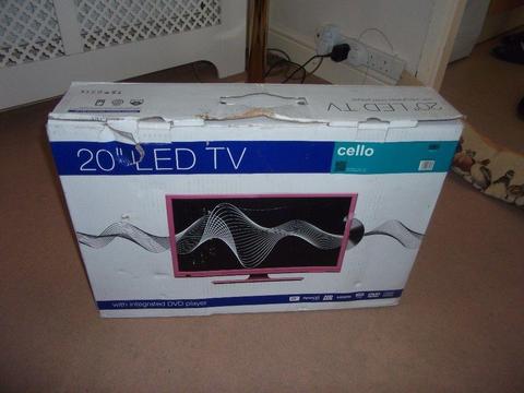 Celo 20 inch pink LED hd digital tv/dvd combi