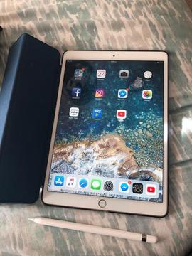 Ipad Pro (v2) 10.5 2017 256gb Gold + Apple Pencil & Case