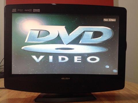 BUSH 19 inch LCD TV Built in DVD player, Freeview, good working condition