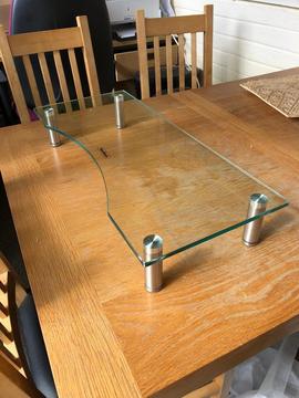 GLASS TV STAND