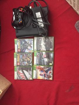Xbox360 with games