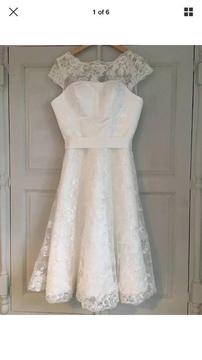 Vintage style wedding dress - Tea length BRAND NEW
