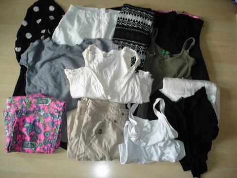 Bundle of ladies clothes size 10 pink jeans £ 5