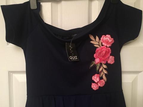 Quiz navy dress- with labels, brand new