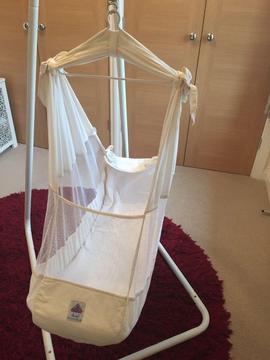Amby Natures nest- baby hammock-Easiest way to put your baby to sleep!