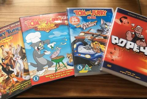 Classic Children’s DVD’s x 4