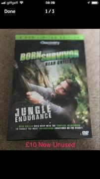 DVD box set Bear Grylls NEW UNUSED