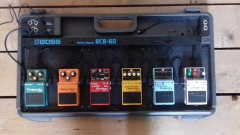 Boss BCB-60 pedal board