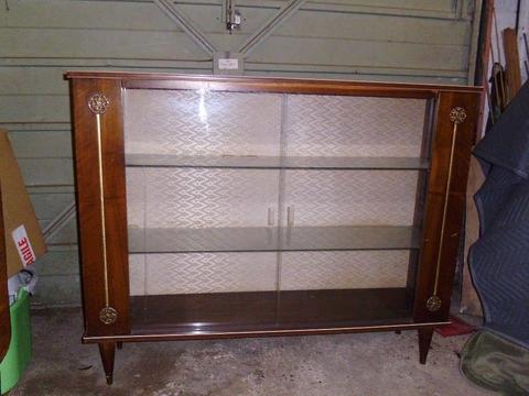 Retro vintage display cabinet