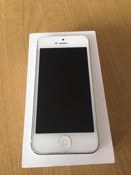 iPhone 5 64gb unlocked silver white