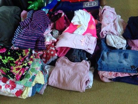 Big bundle of 9-12 girls clothes