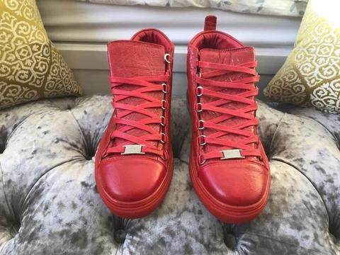 Red Balenciaga Size 10/11 Trainers