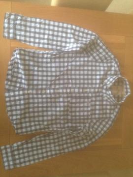Hollister men's navy checkered shirt (large; slim fit) (never worn) JUST REDUCED