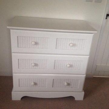 Chest of drawers for nursery also changing unit, John lewis