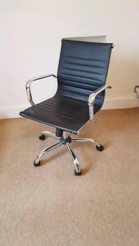 Black designer desk chair