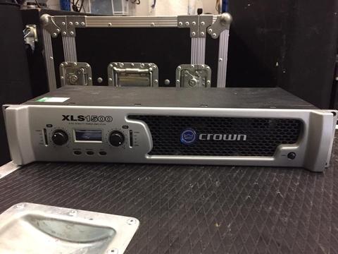 Crown XLS1500 amplifier