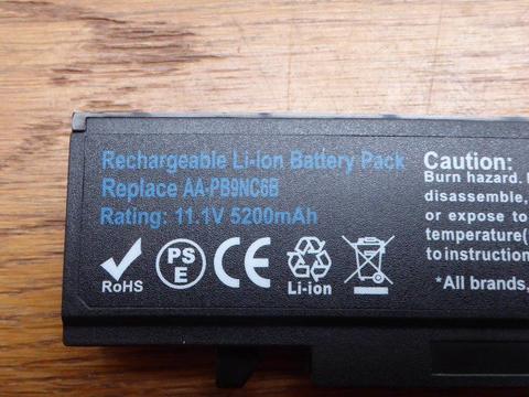 Laptop Battery AA-PB9NC6B - For Samsung Laptops