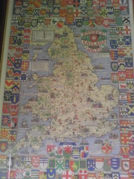 HISTORICAL MAP OF ENGLAND AND WALES 1971