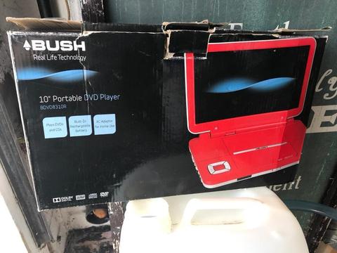 Bush 10” portable dvd player