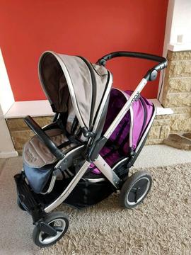 Oyster max 2 double pram buggy stroller ect