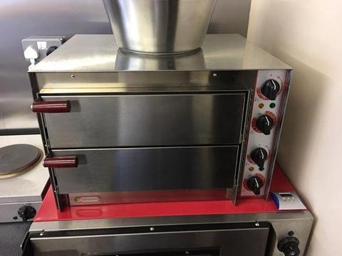 Counter top Double pizza oven