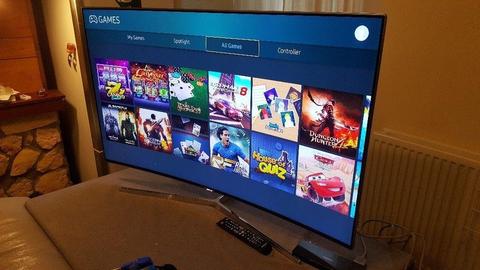 SAMSUNG 55-inch CURVED SUHD SUPER SMART LED TV-55MU9000,Wifi,Freeview & FREESAT,GREAT Condition