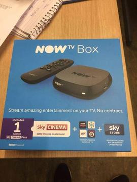 Now TV Box With Sky Pass
